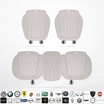 Luxury car seat cushion set, breathable perforated design, non-slip ergonomic seat covers, suitable for sedans and SUVs