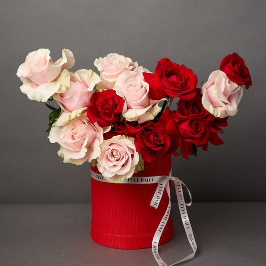 Red Velvet Hat Box
