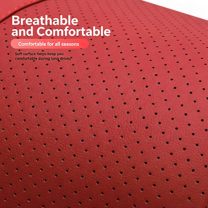 Ergonomic Car Neck Pillow & Lumbar Support Cushion Set, Slow Rebound Memory Foam Auto Headrest Pillow for All Vehicles