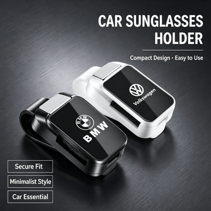 Car Sunglasses Holder Universal Auto Sun Visor Eyeglasses Clip Car Interior Accessories for Most Vehicles