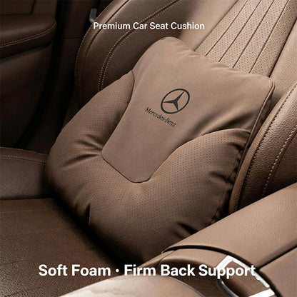 Car Neck Pillow and Lumbar Support Set, Soft and Breathable Suede Car Headrests, General Motors Interior Accessories