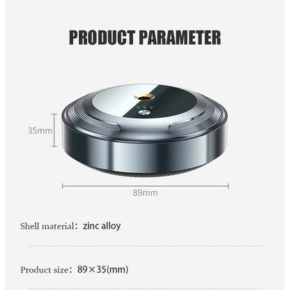 Smart Rechargeable Car Scent Diffuser  3 Gear Adjustable Mist Air Freshener for Vehicle Interior Odor Elimination