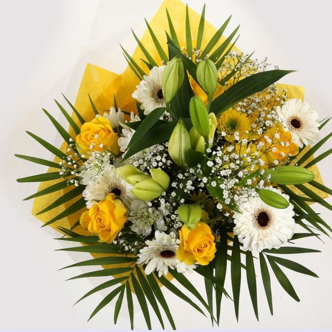 Lemon & White Bouquet
