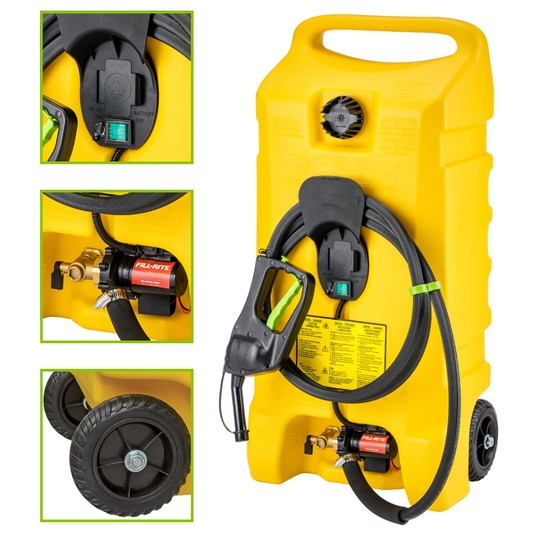 Electric Fuel Transfer Tank 14 Gallon